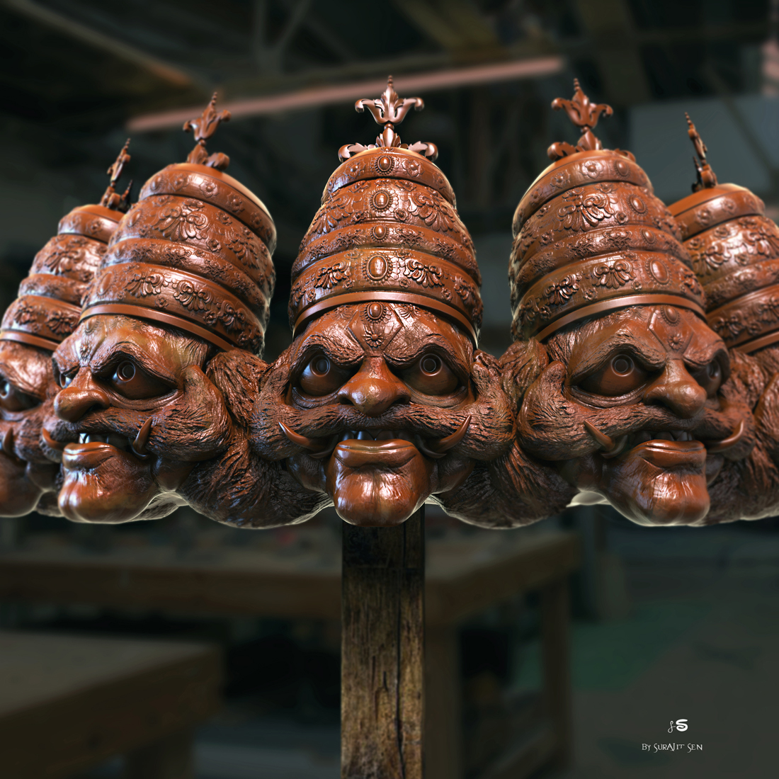 Ravan_Digital_Sculpture_SurajitSen_April2021AL