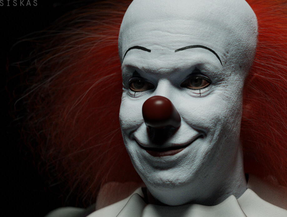 Pennywisethe Dancing Clown It 1990 Version 3d Model - pennywise the dancing clown roblox