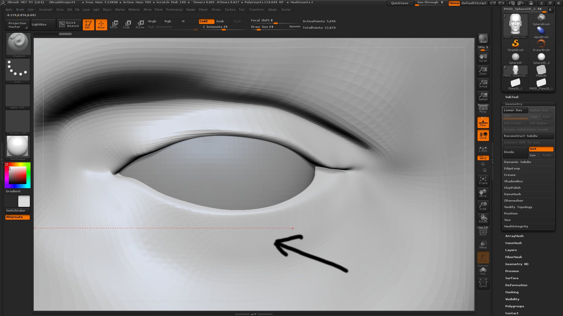 Zbrush Red lines? ZBrushCentral