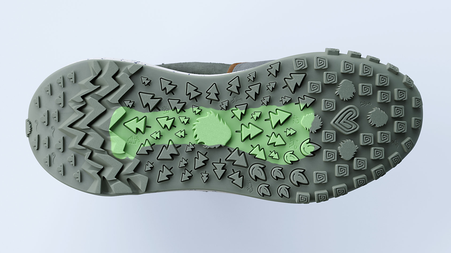 3D Shoes Sole Model 3D model