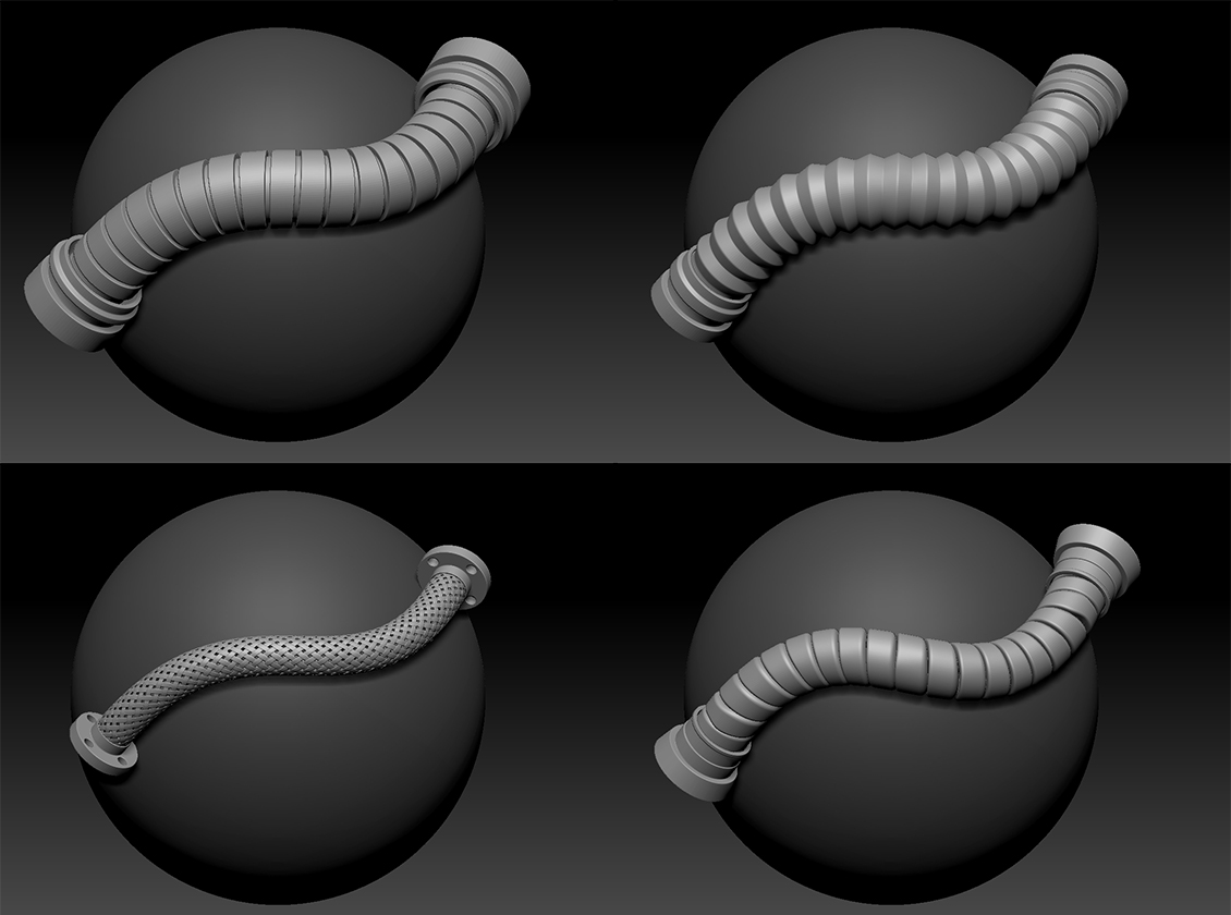 hollow tube in zbrush