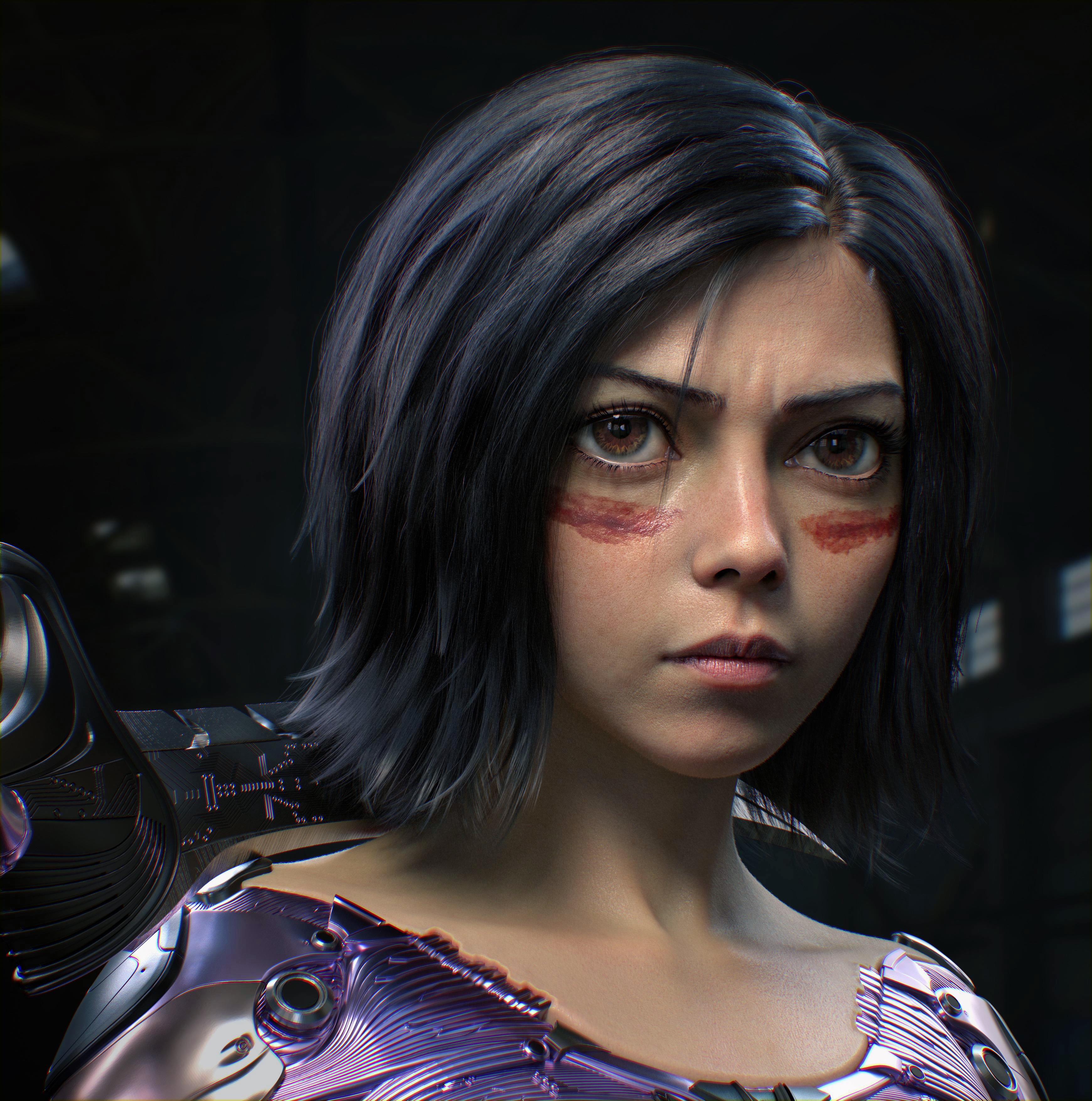 Alita bust.