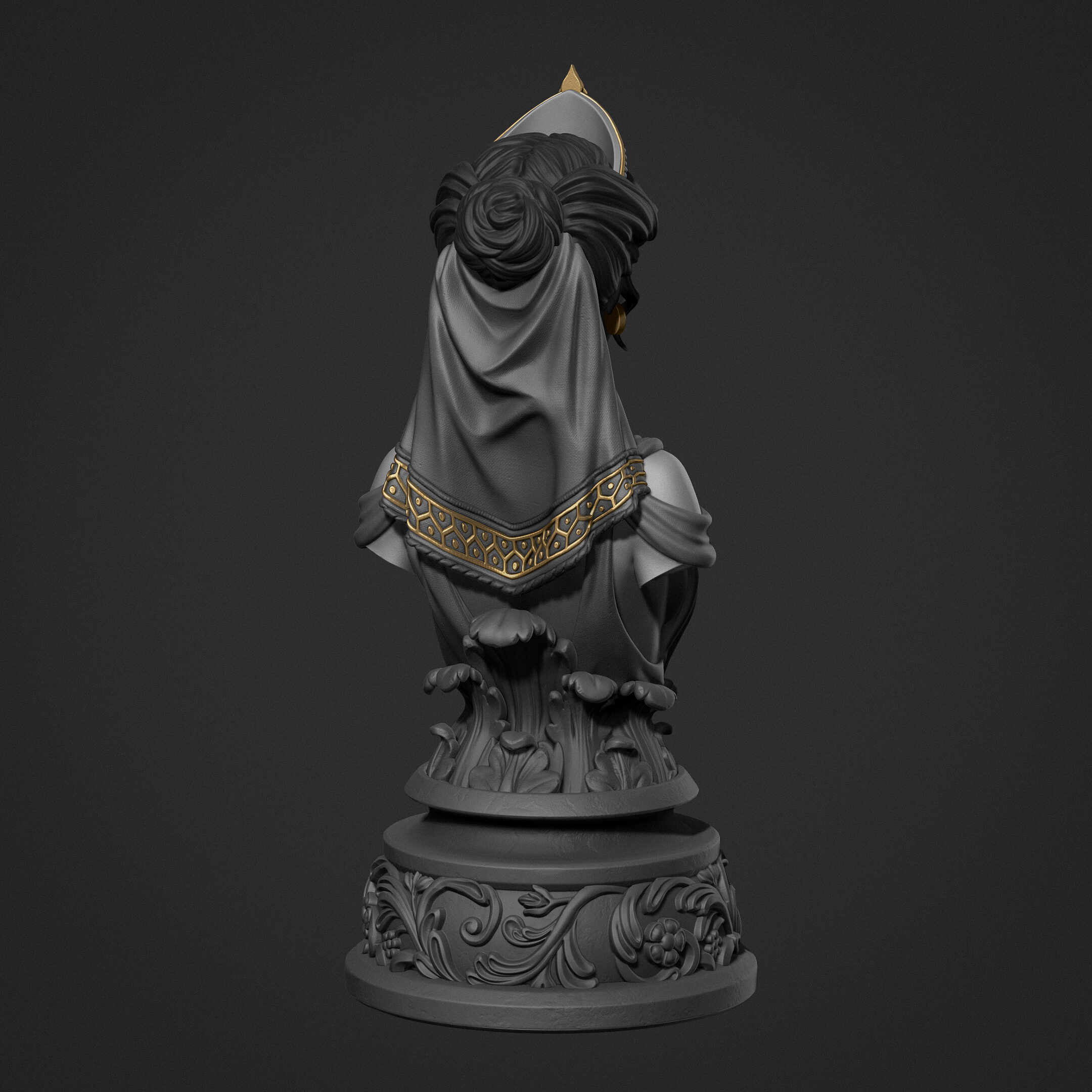 Chess - ZBrushCentral - Set Queen Themed Roman Servilia