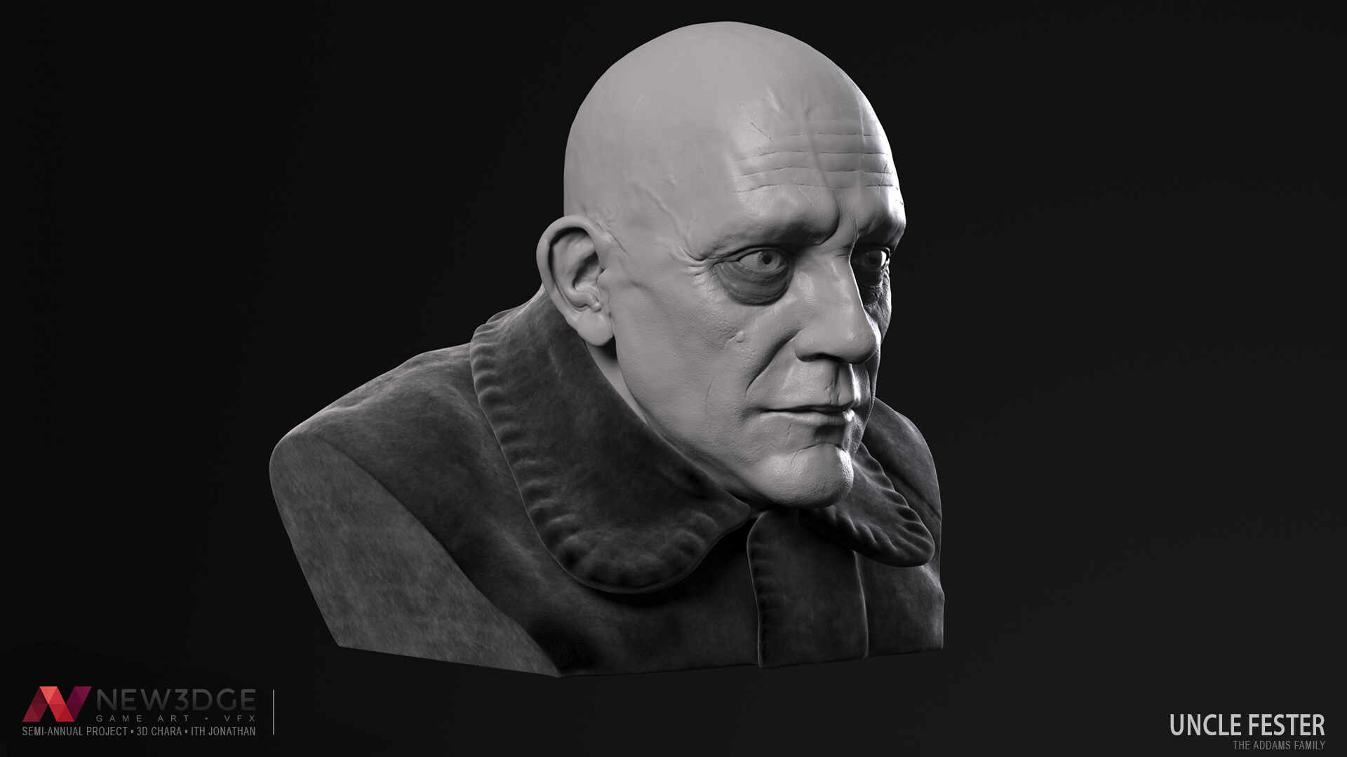Uncle Fester (The Addams Family) - ZBrushCentral