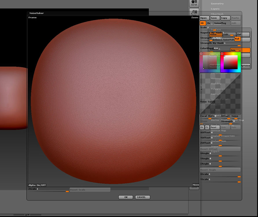 zbrush interface noisemaker popup transparency ZBrushCentral