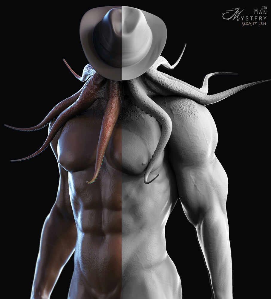 Mystery_Man_Digital_Sculpture_SurajitSen_March2022_CLA_L