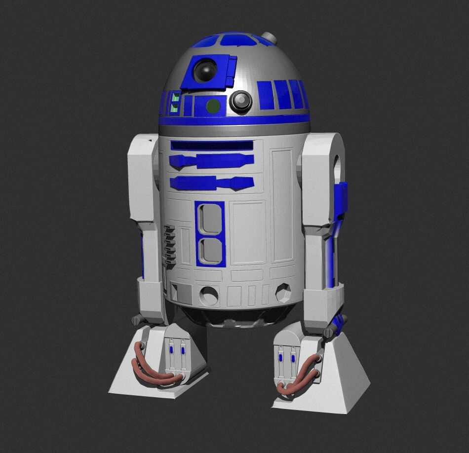 ZBrush May 4th Challenge R2-D2