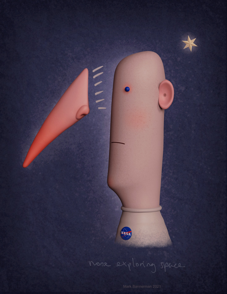 nose exploring space_mark bannerman