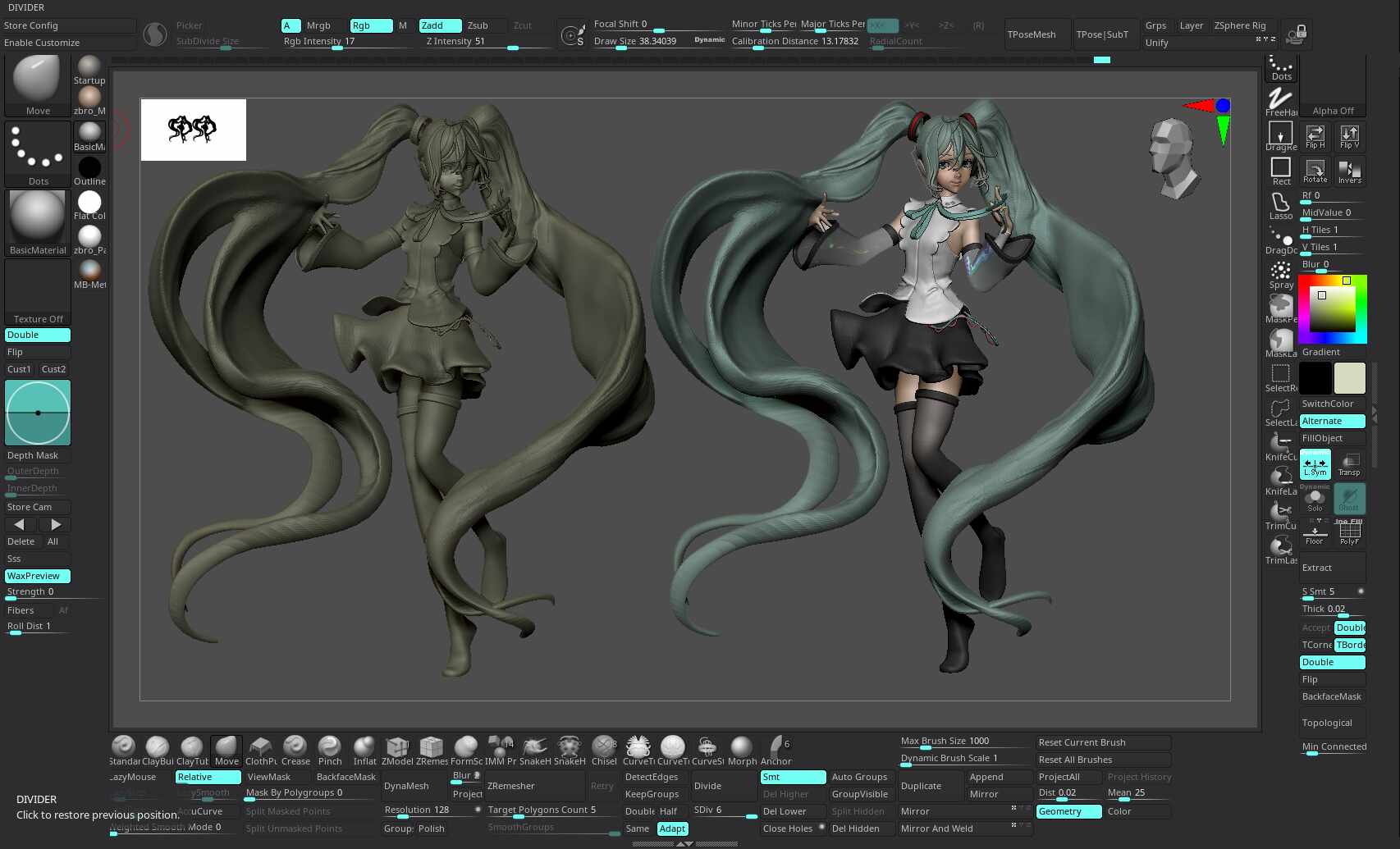 Hatsune Miku NT: Digital Breeze - ZBrushCentral