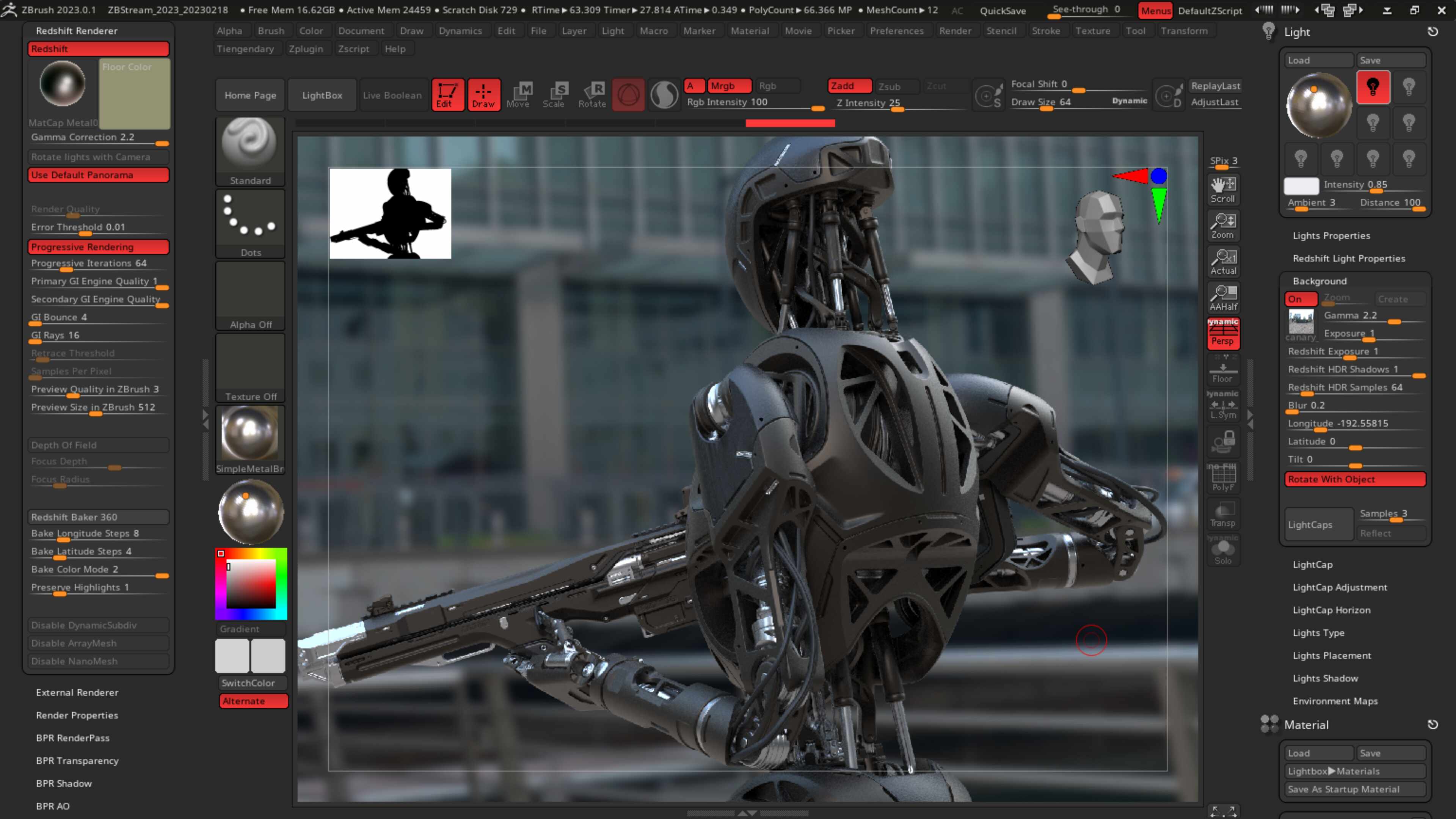 zbrush redshift render