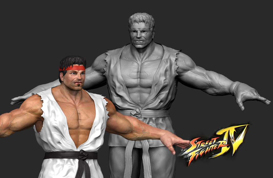 Ryu - Street Fighter - ZBrushCentral