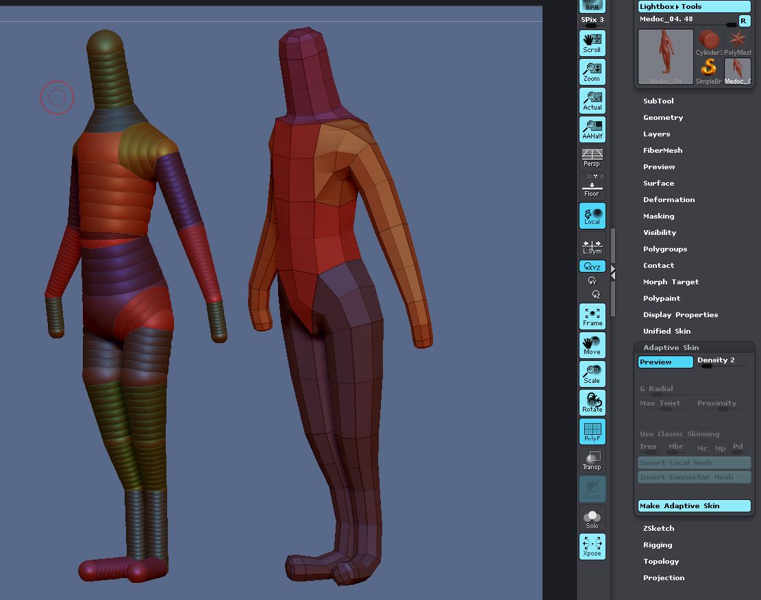 zbrush core adaptive skin