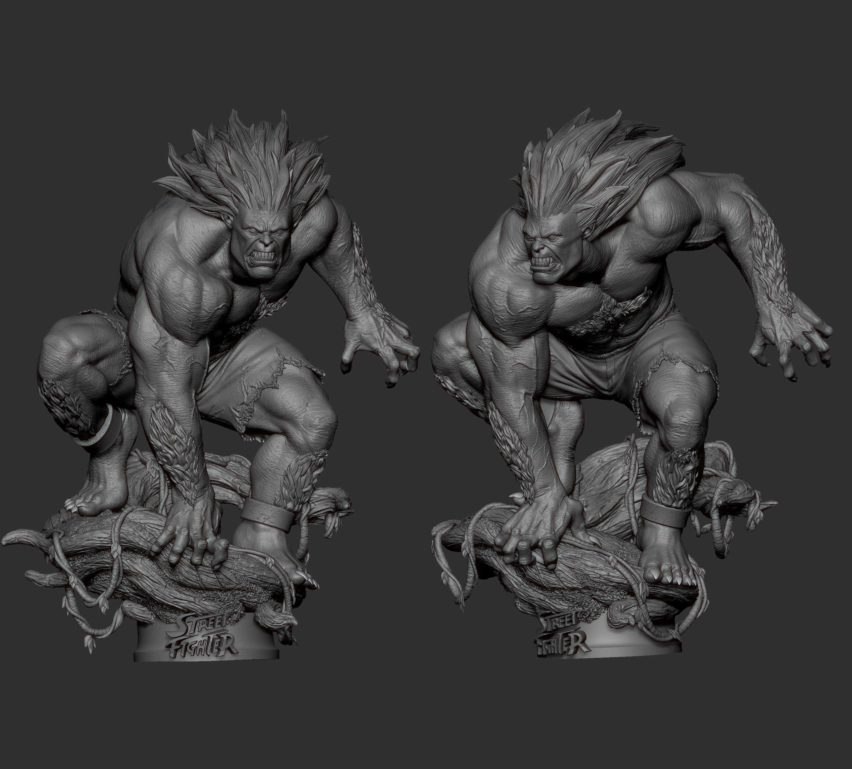 Street Fighter - Blanka - ZBrushCentral