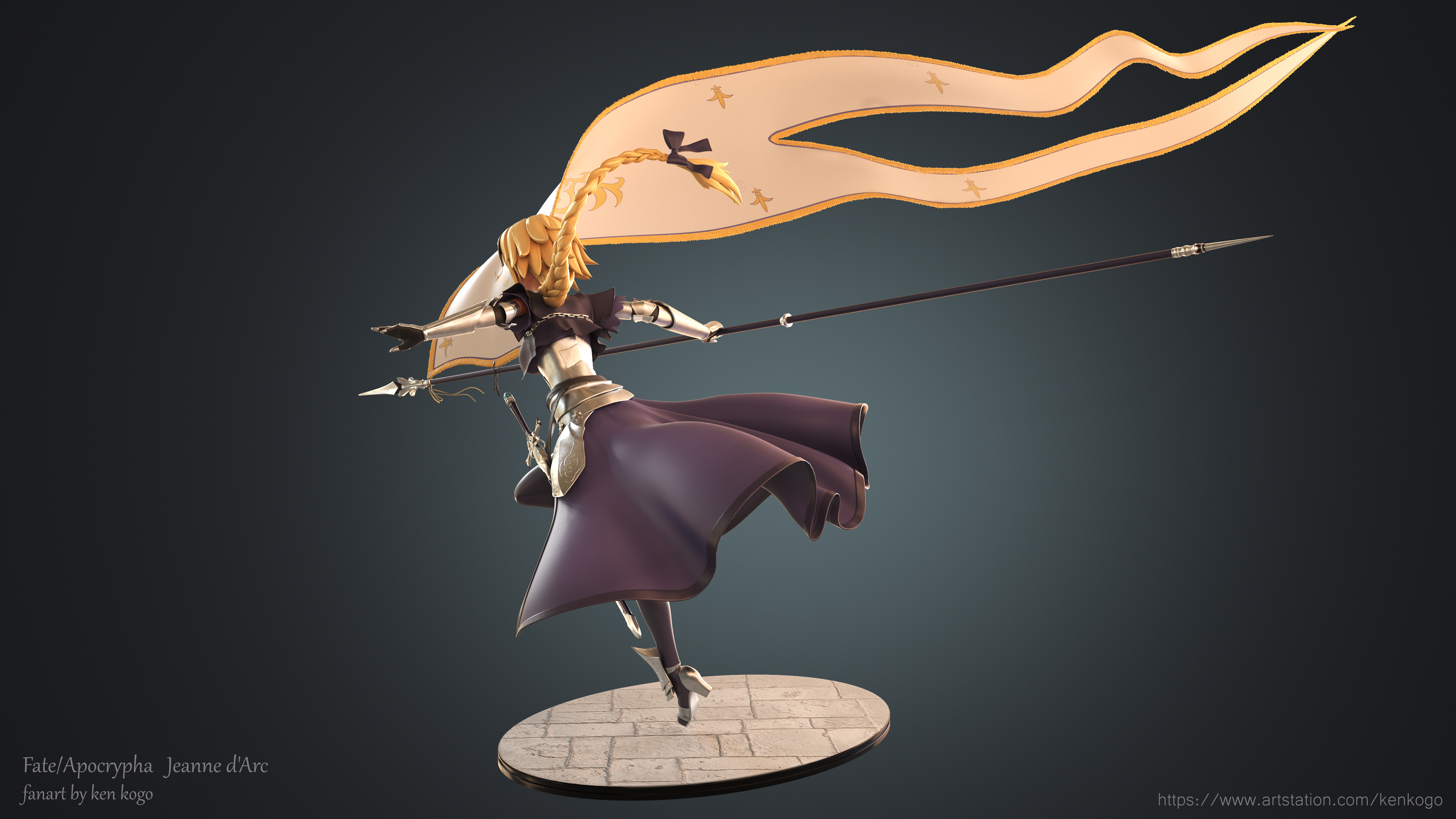 Jeanne d'Arc (Fate/apocrypha) FanArt - ZBrushCentral