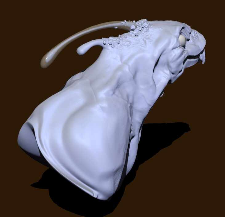 Carlos-bucktoothed-bird-fish_Sculpt_C