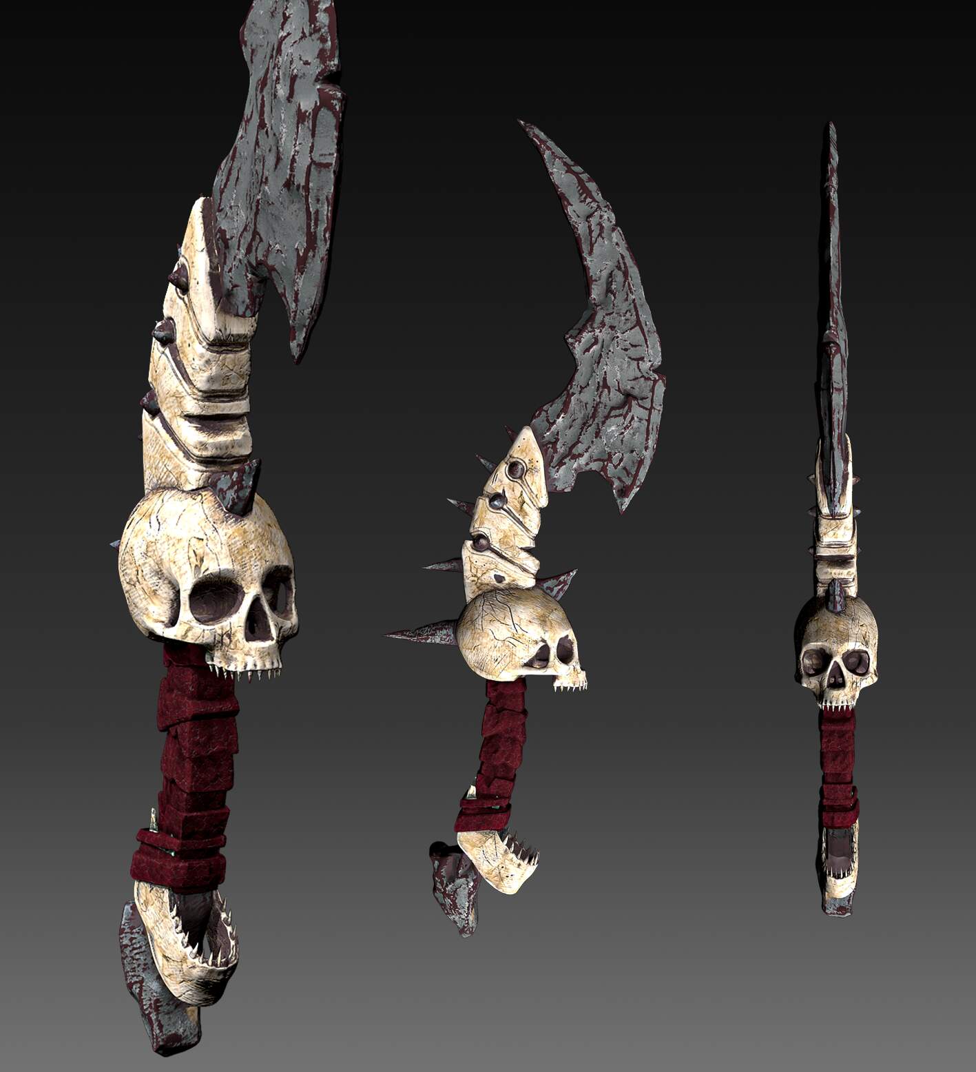 demonic weapon zbrush