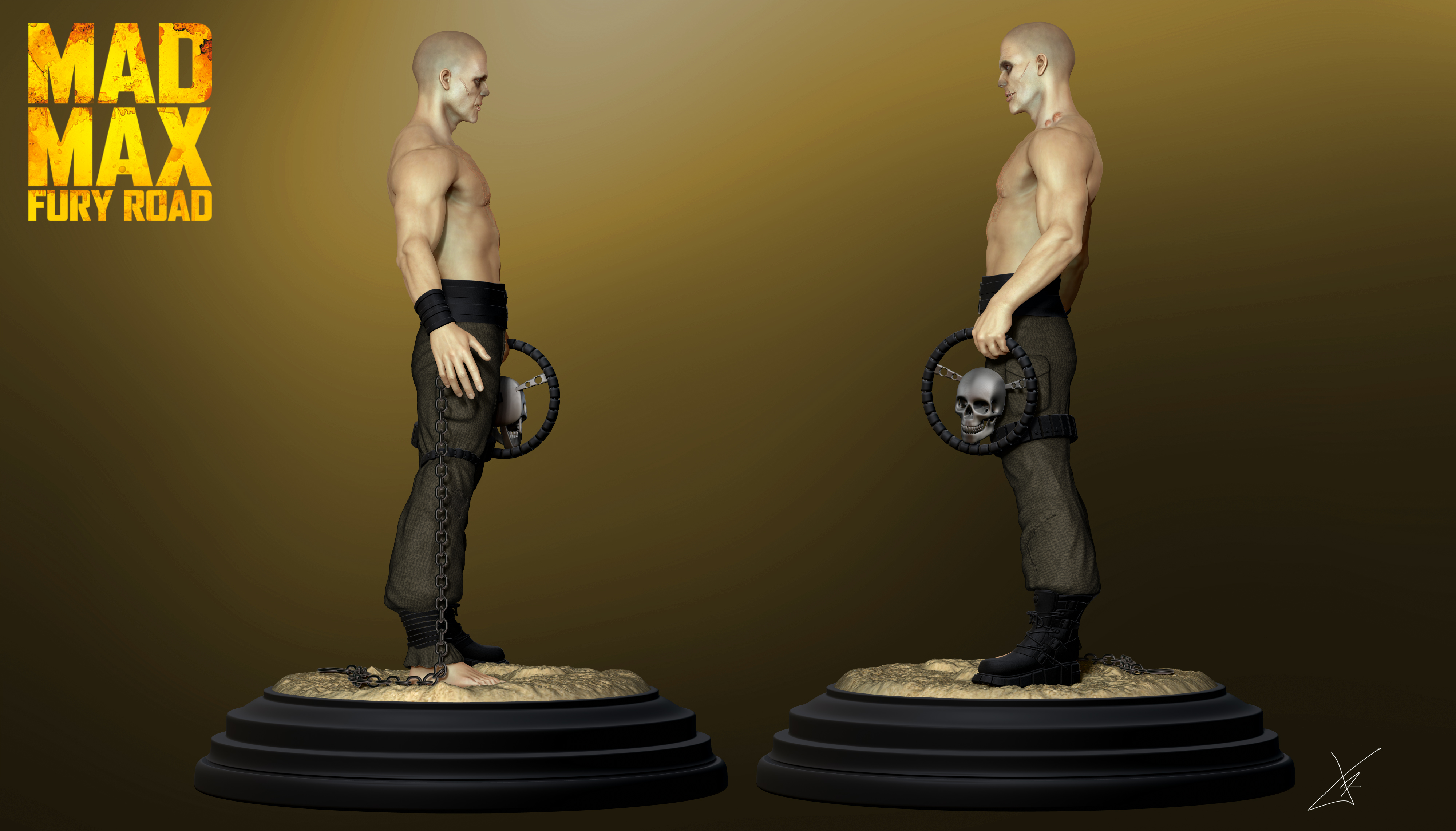 Nux, Mad Max Fury Road Character ZBrushCentral