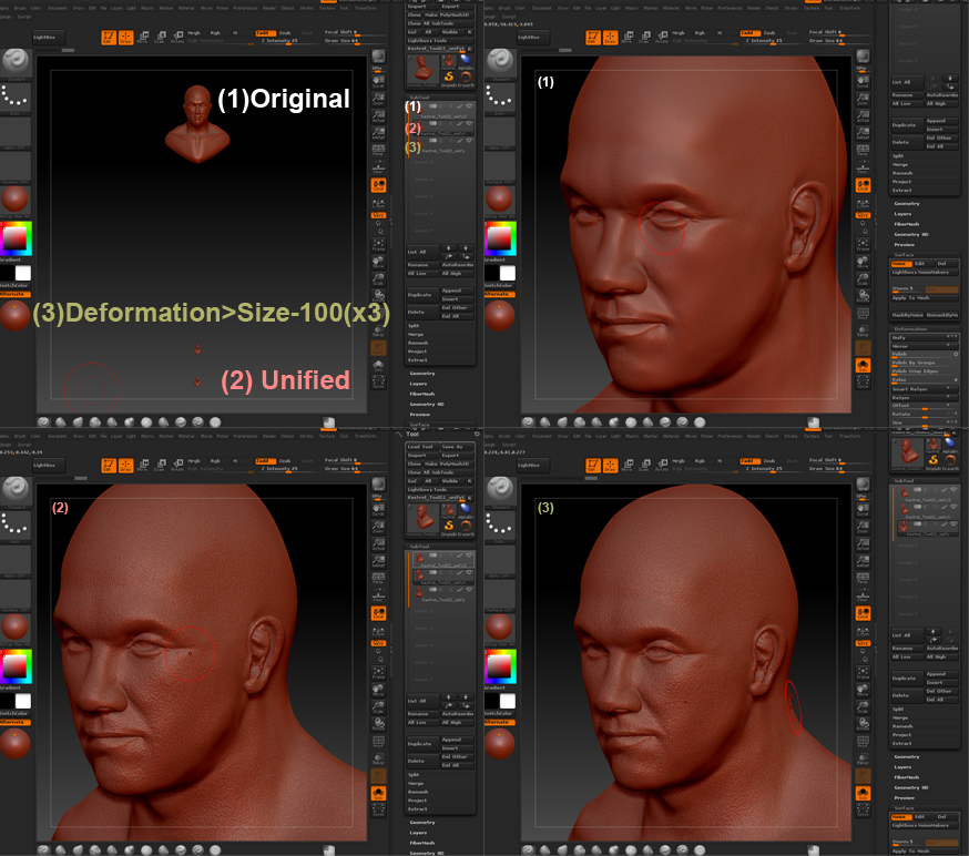 clone multiple subtools zbrush 4r8