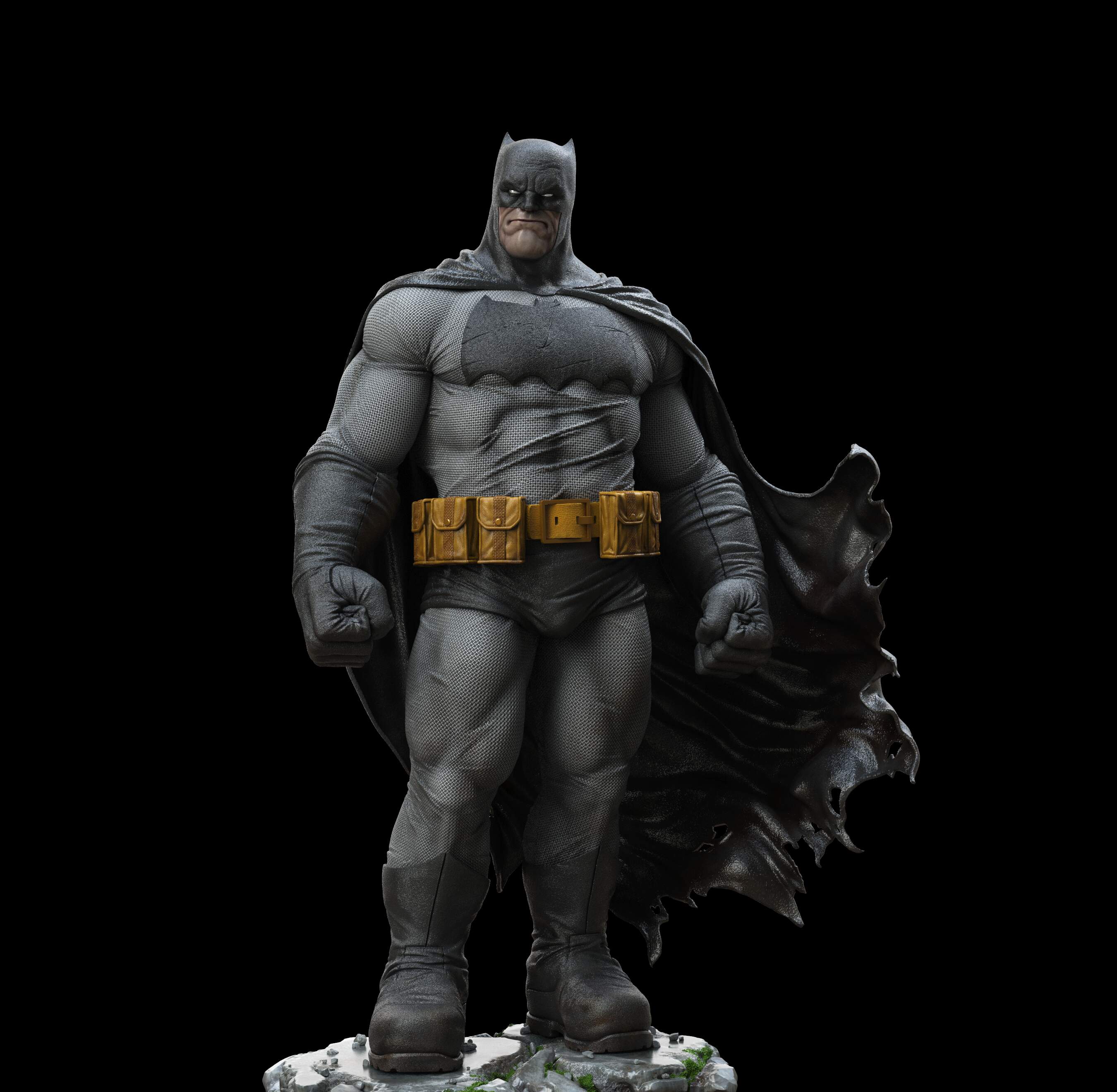 Dark Knight Returns Batman Collectible Statue - ZBrushCentral