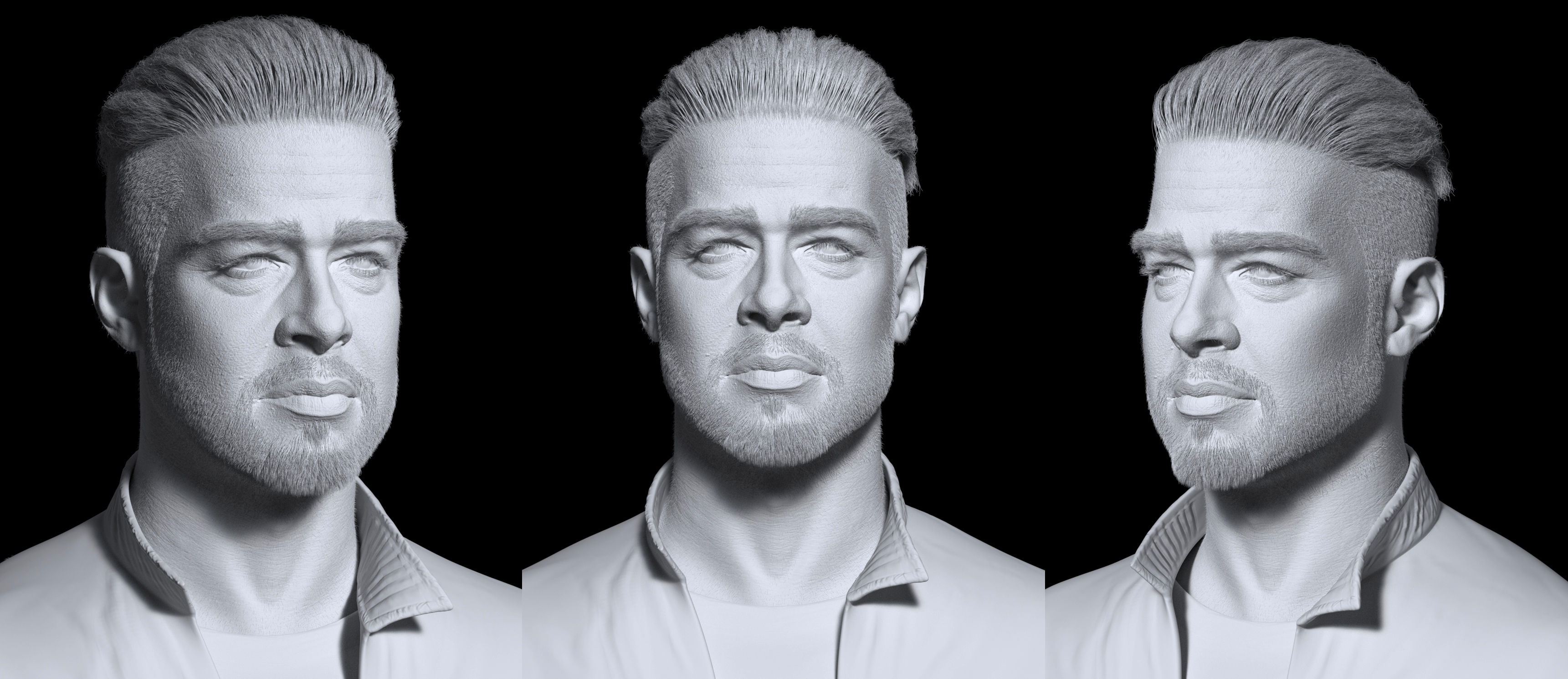 do you need laser face scans to do photorelism zbrush