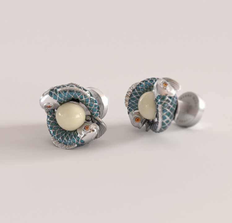 Dancing Fish Cufflinks _ black moon17a.png