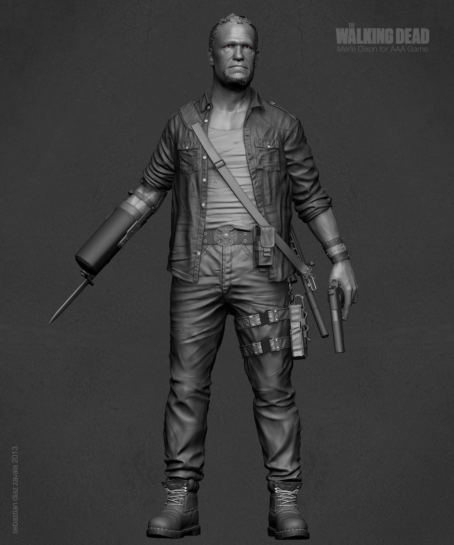 Merle Dixon for Next Gen Games_Sculpting_000x_02Zbrushh.jpg