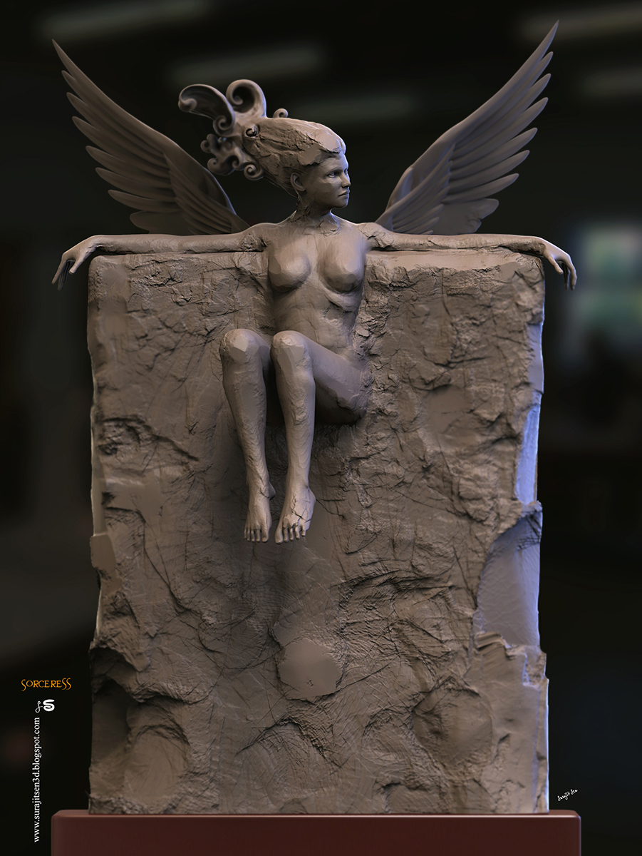 Sorceress_Digital_SCulpture_SurajitSen_Nov2020 A_L