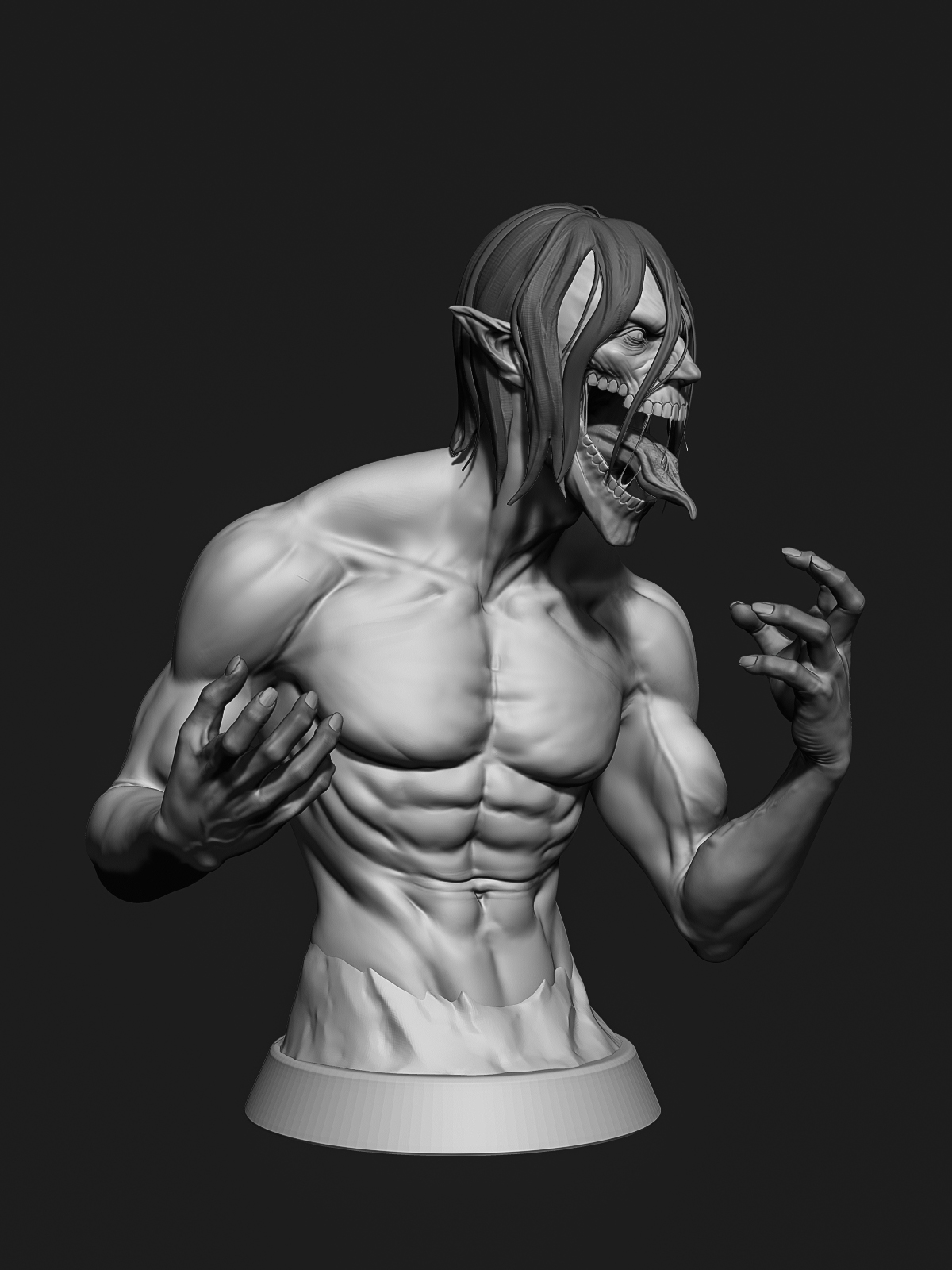 eren titan zbrush