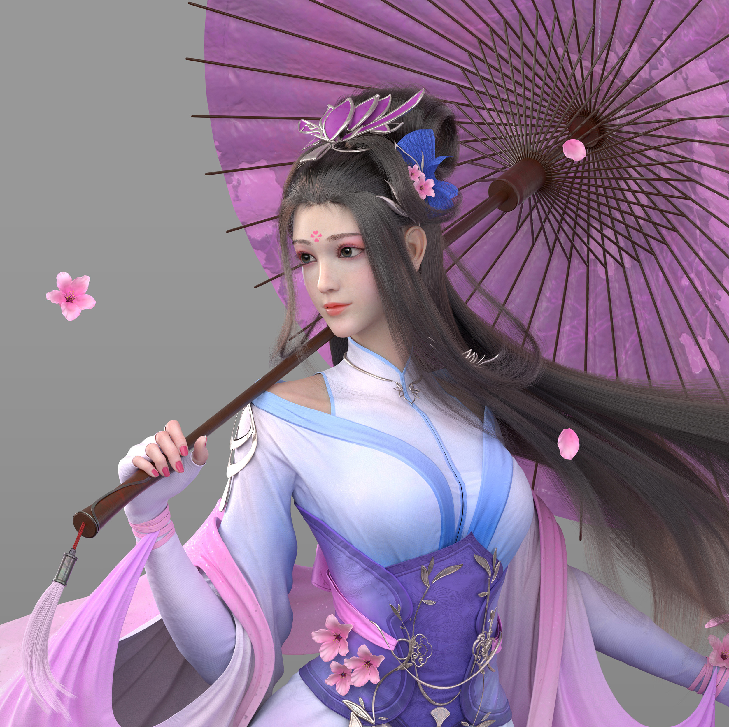 古风仙侠女- ZBrushCentral