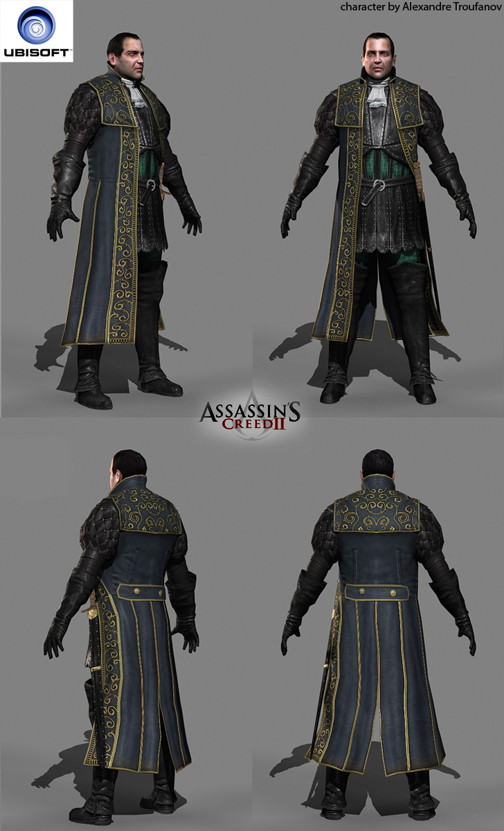 assassin's creed 2 concept art, highly detailed