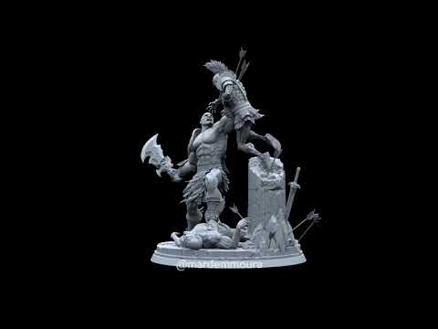 3D file Blade Of Olympus From God of War - Fan Art 3D print model