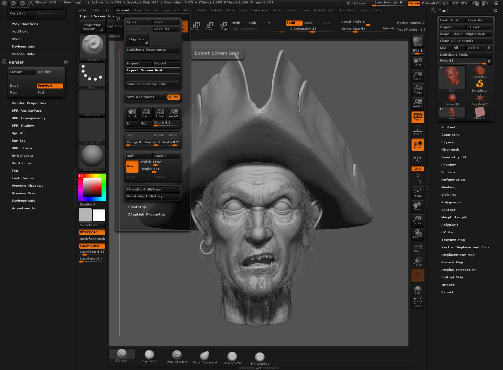 backgreound image for zbrush