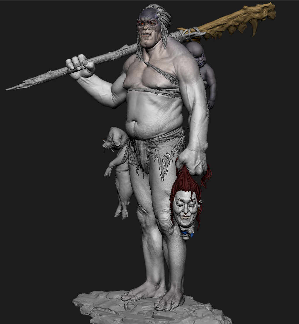 PigHunterZbrush_01_Rohit_Singh