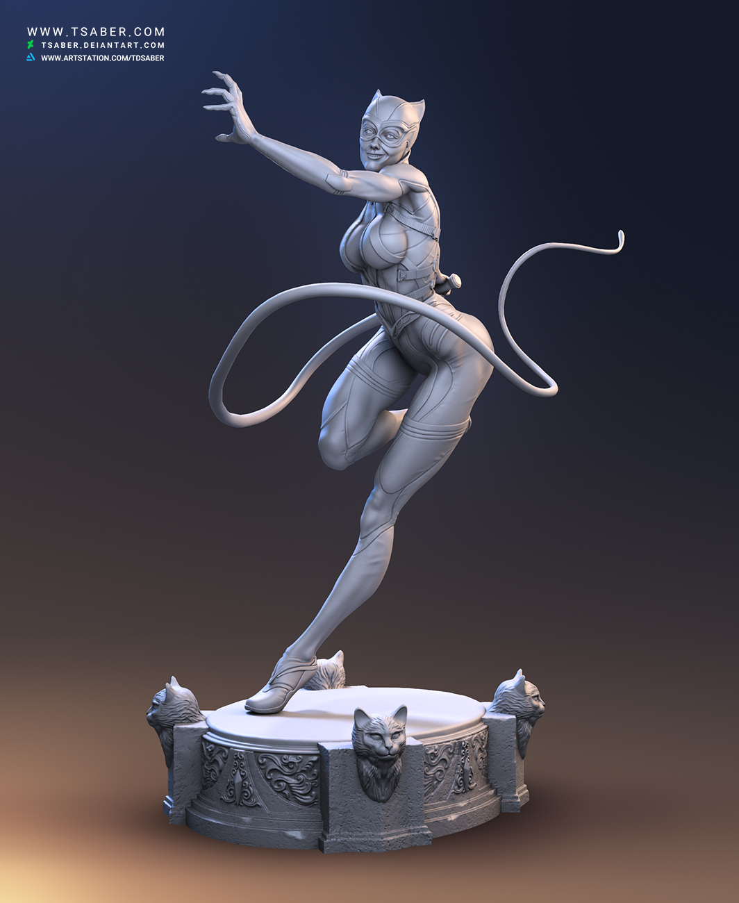 Catwoman%20statue-%20ZBrush%2002
