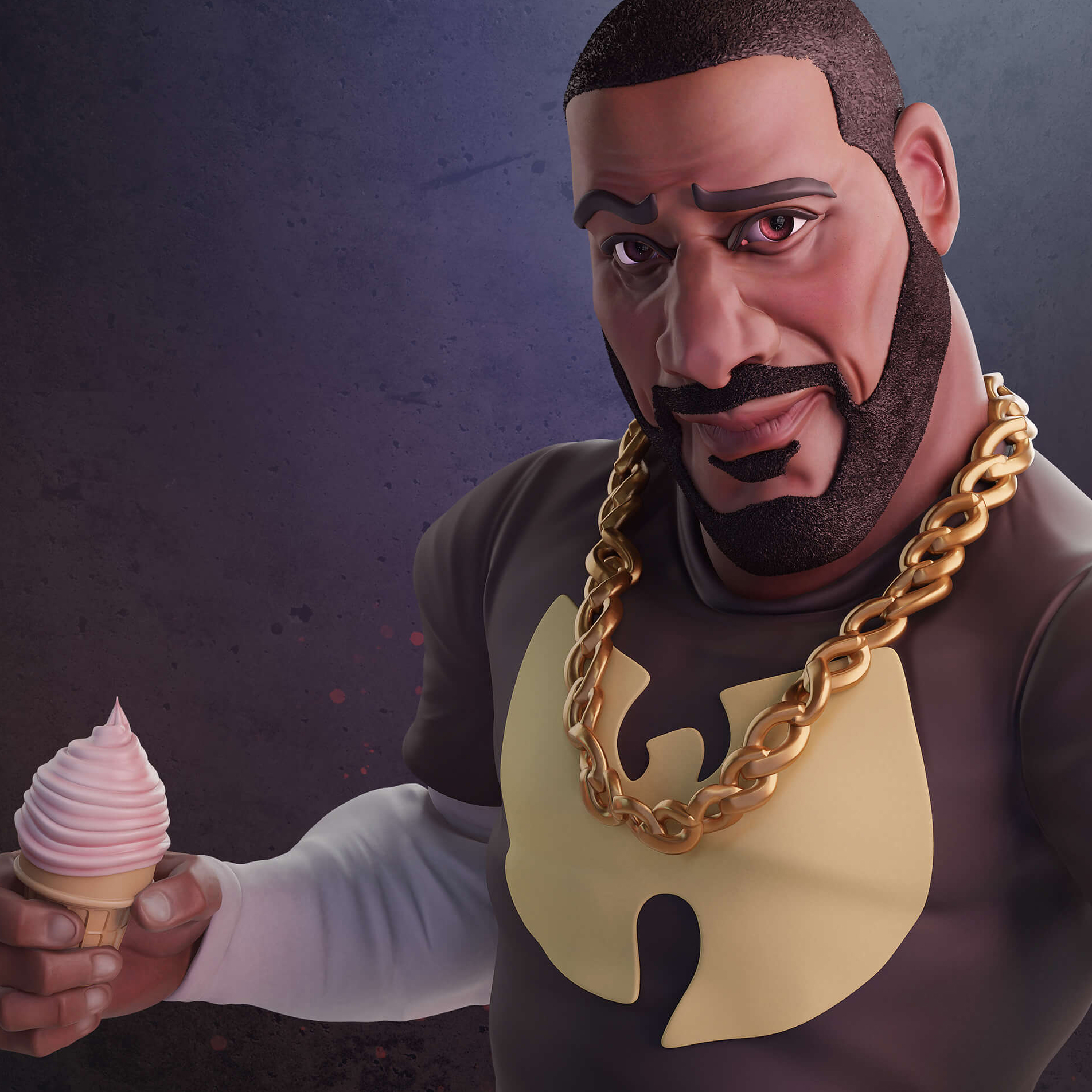Mother's Milk Laz Alonso The Boys Fanart Cartoon ZBrushCentral