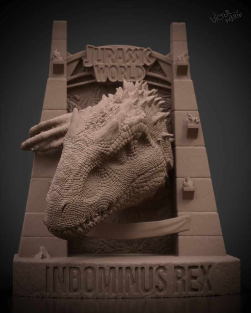 Indominus Rex Bust by Doctor Collector