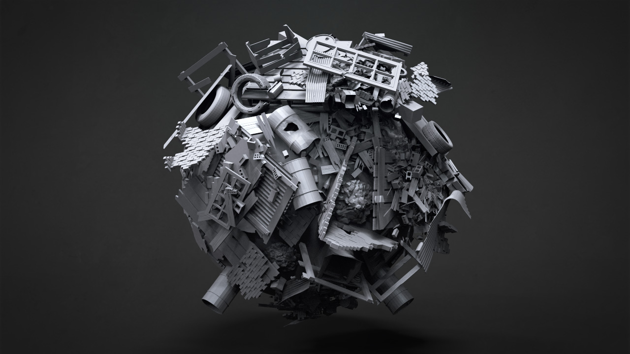 rubble zbrush