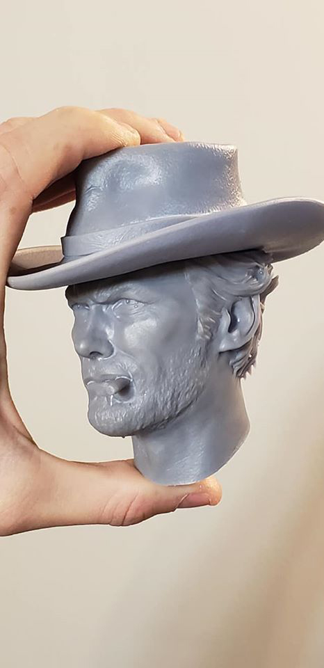 Clint Eastwood/Man with No Name 3D Print WIP - ZBrushCentral