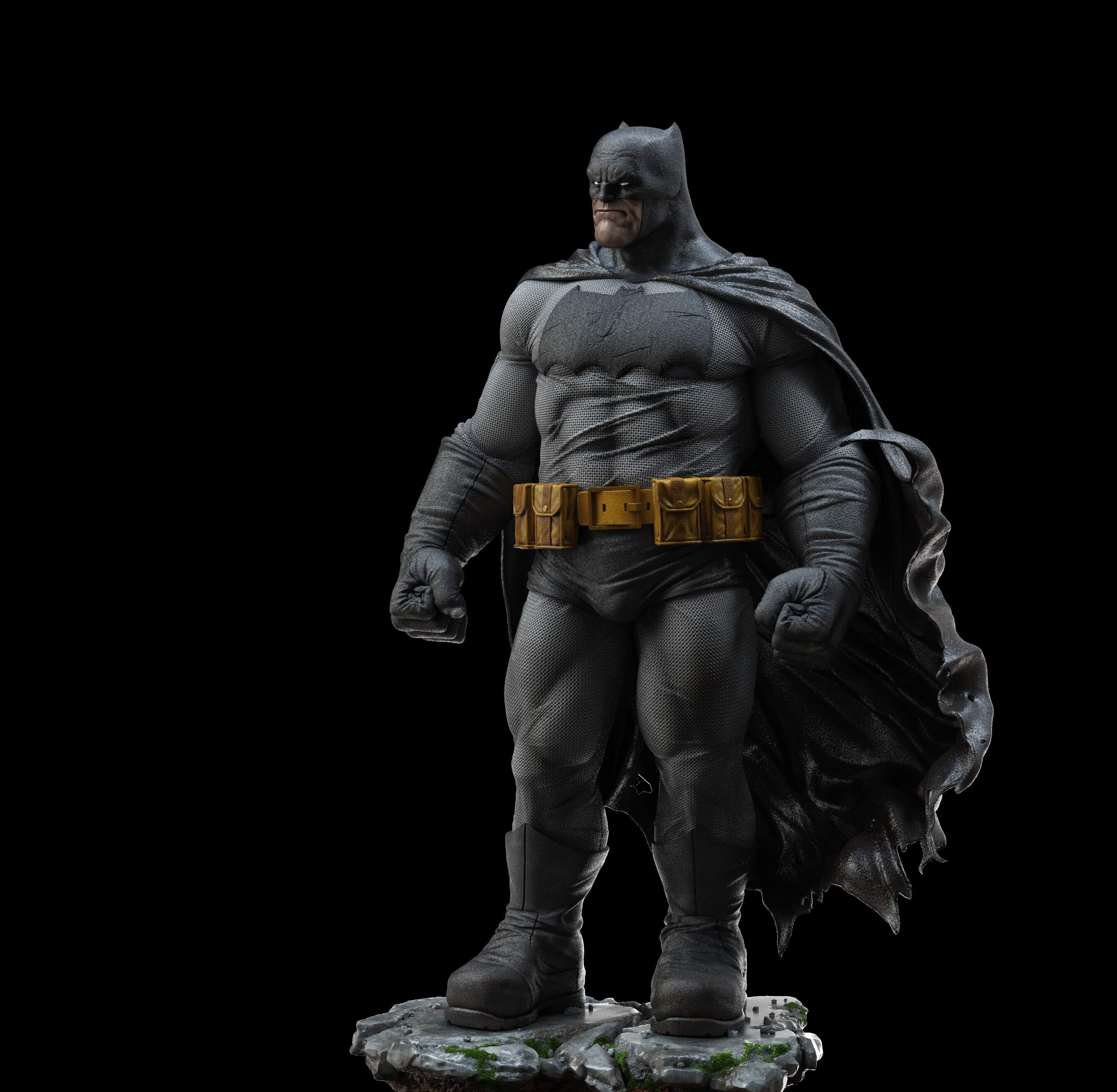 Dark Knight Returns Batman Collectible Statue - ZBrushCentral