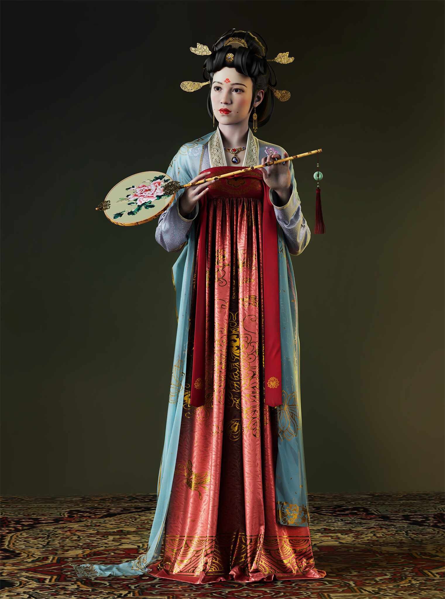 Tang Costume yangyutong2023 - #7 by yangyutong2020 - ZBrushCentral
