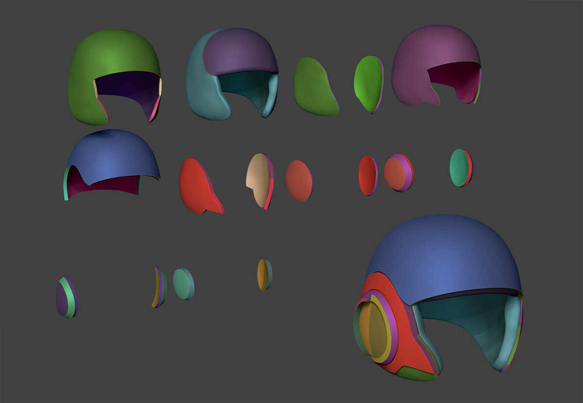 Poe Dameron Helmet ZBrushCentral