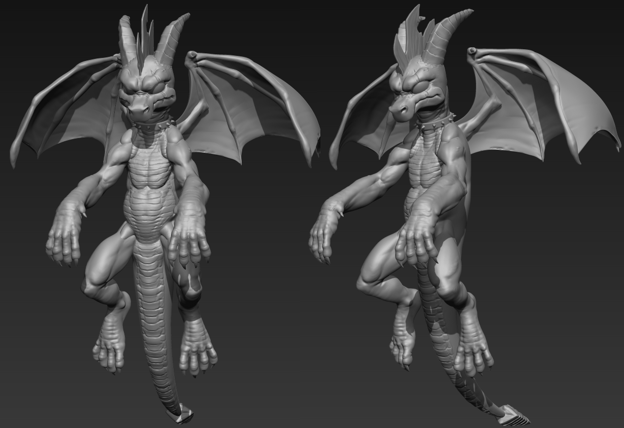 3D dragon model by Saeros2006 on DeviantArt