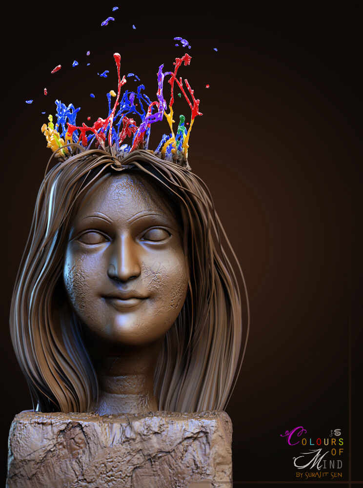 Colours_of_Mind_Digital_Sculpture_SurajitSen_Holi_March2022_L