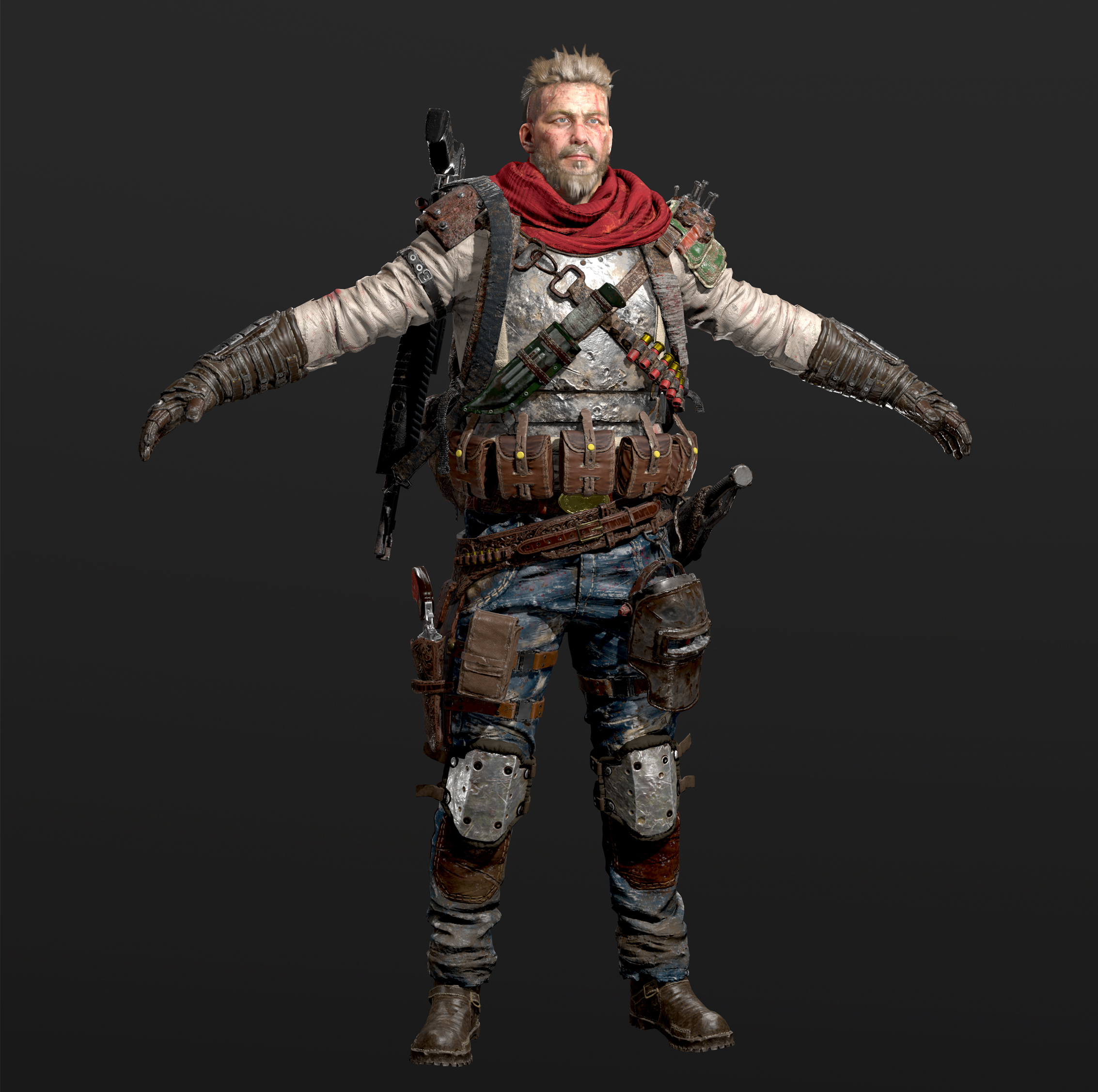 Realtime Character Ranger Of Apocalyptic Zbrushcentral