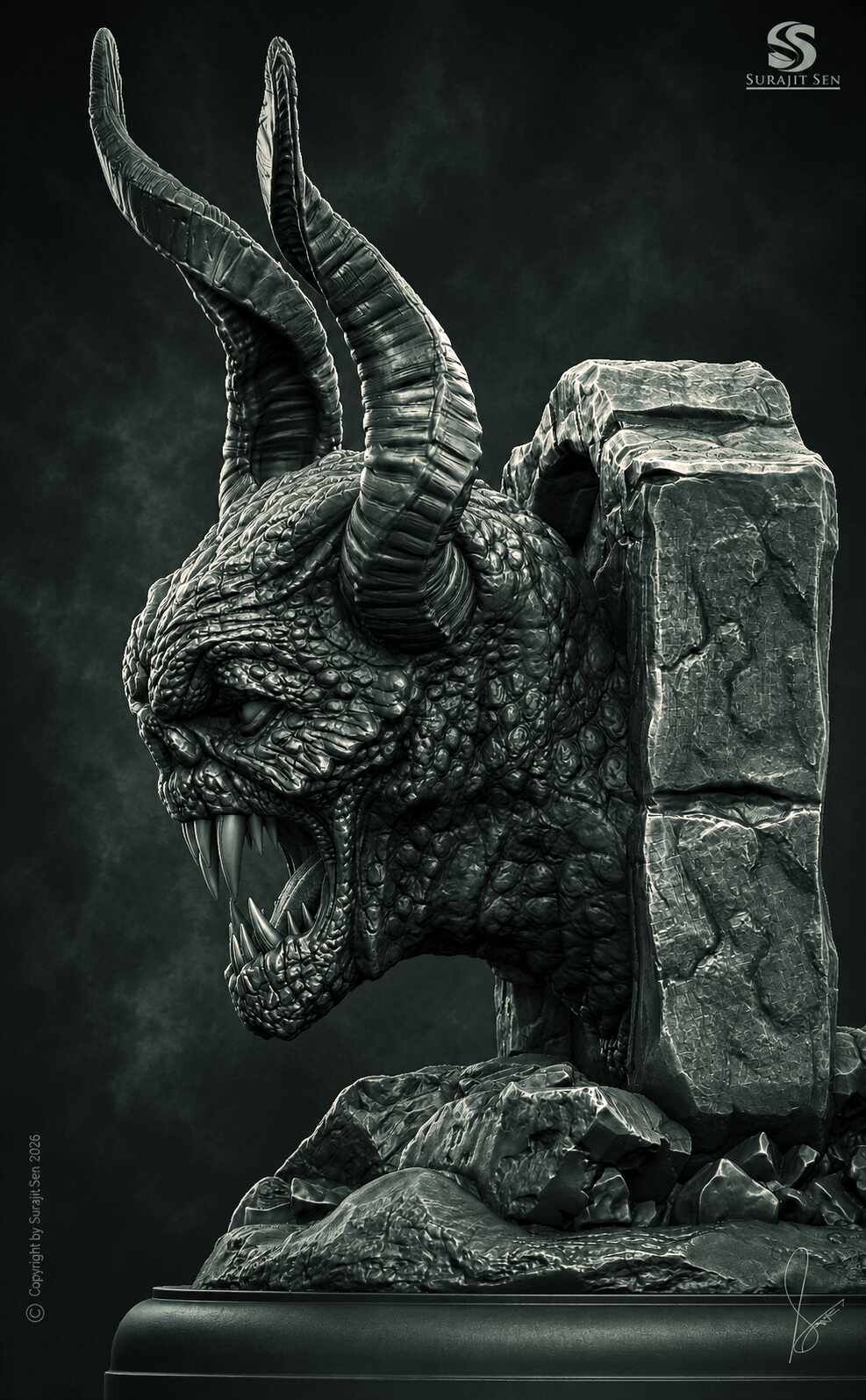 Konistosur_Digital_Sculpture_SurajitSen_Jul2026