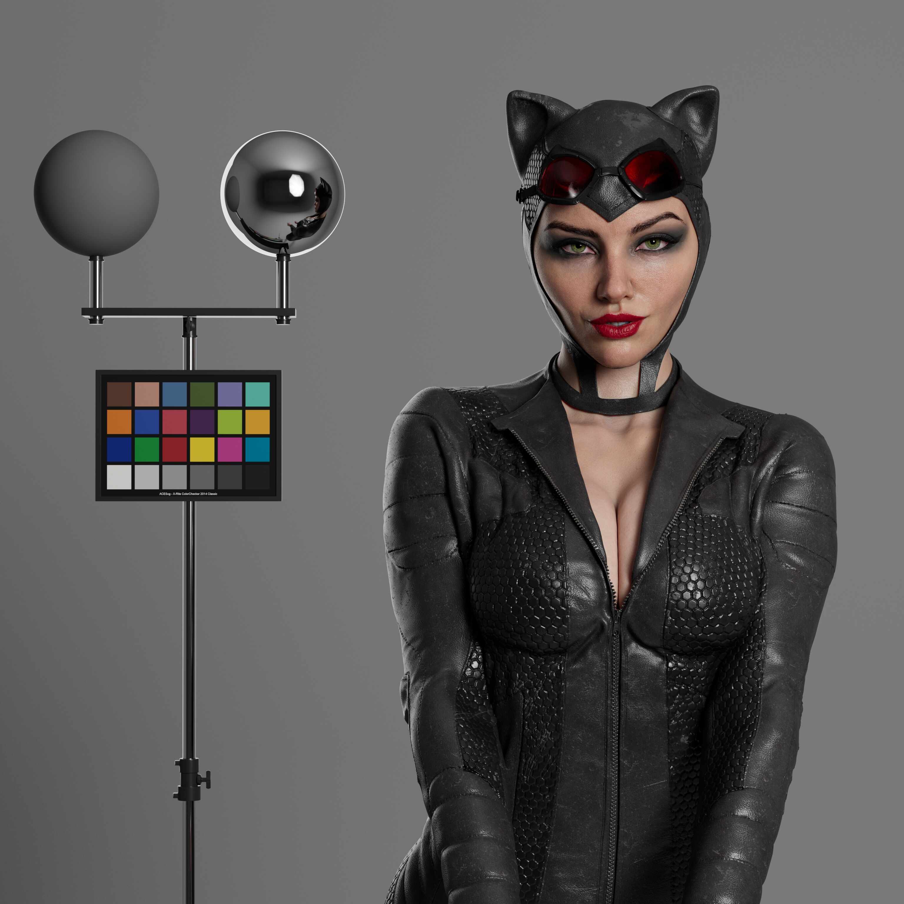 arkham city catwoman model