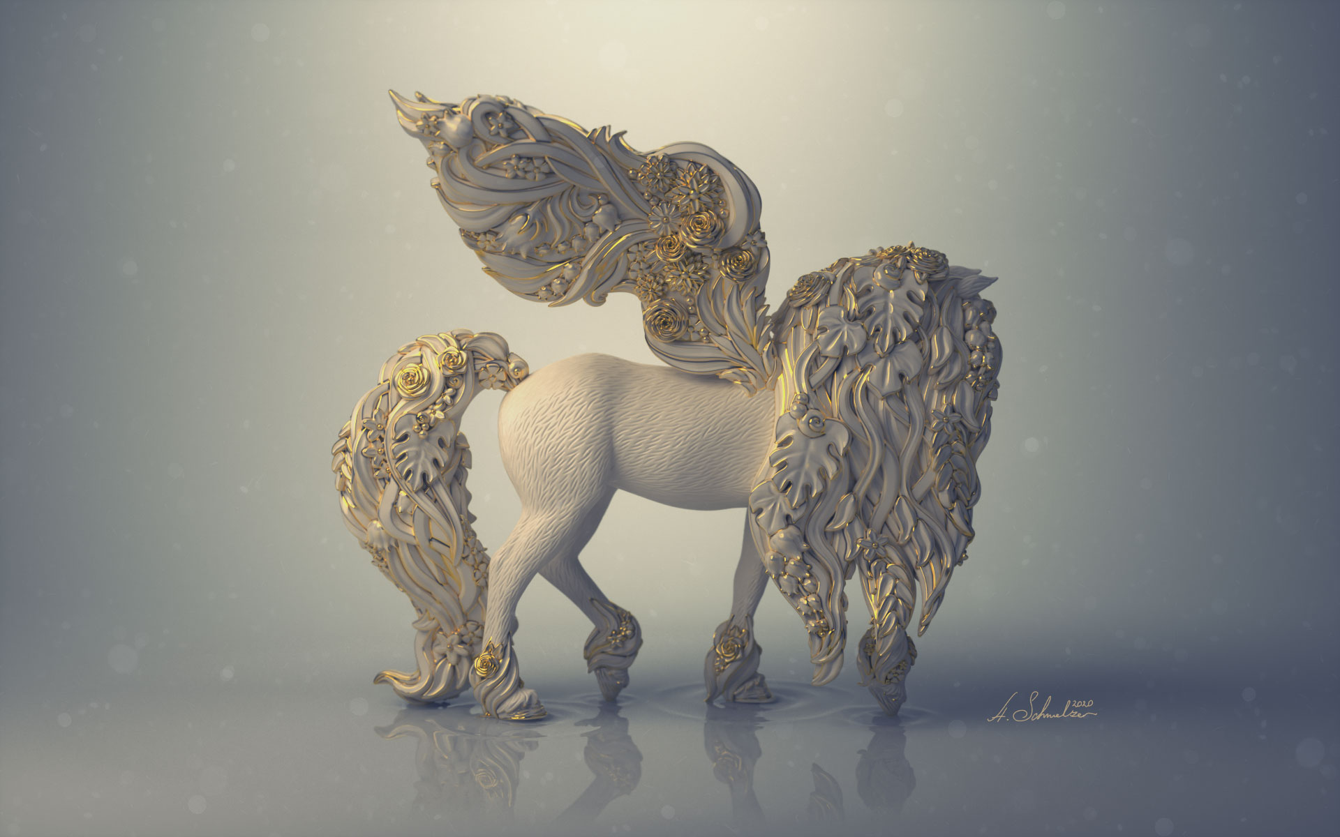 flower_pegasus_digital_sculptor_anna_schmelzer