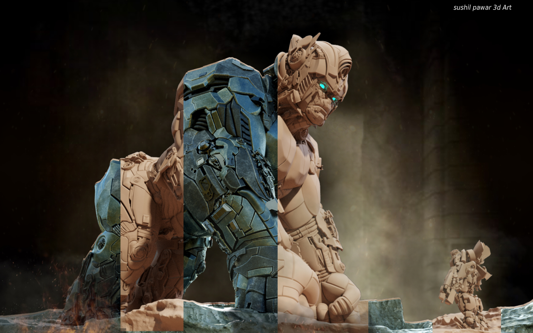 Gorila (Hard Surface) - ZBrushCentral