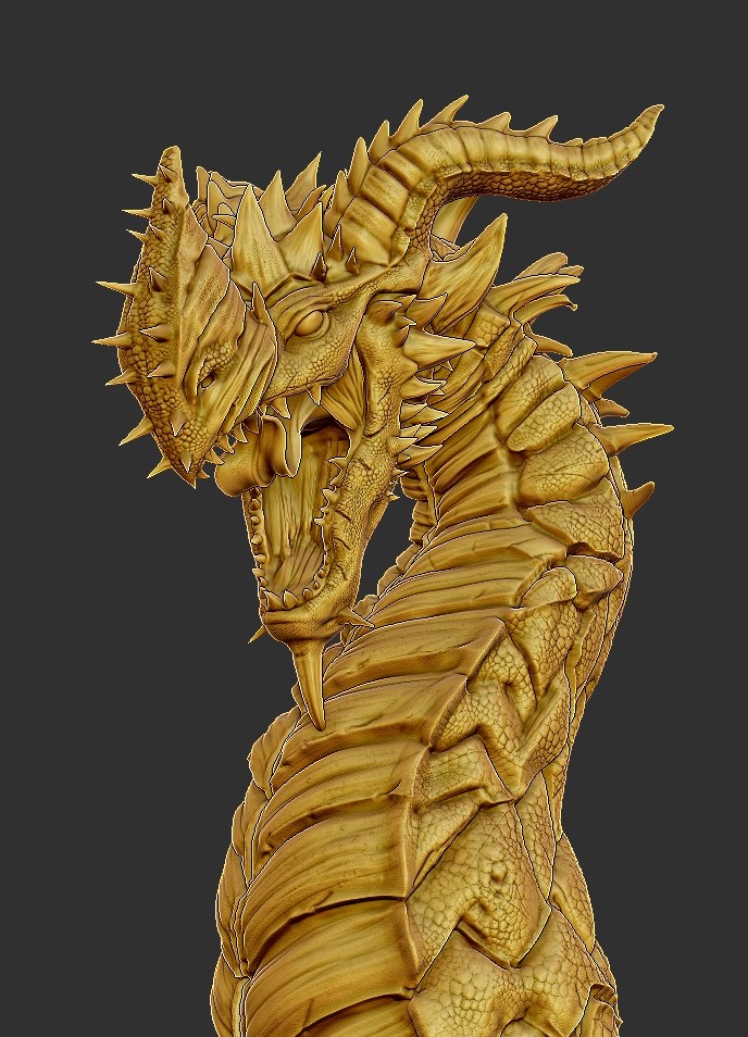 concept dragon Clay