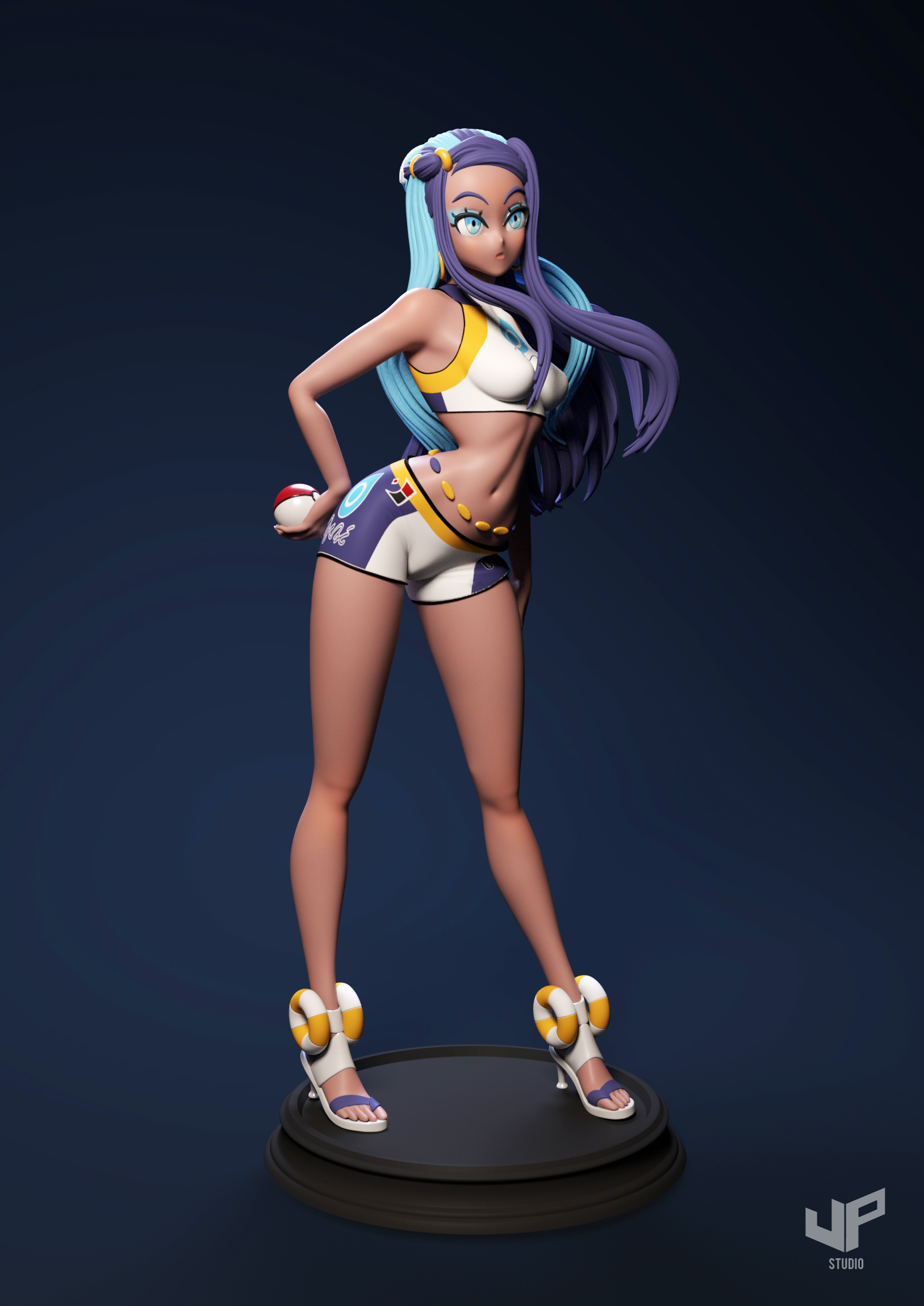 Nessa Pokemon fan art.